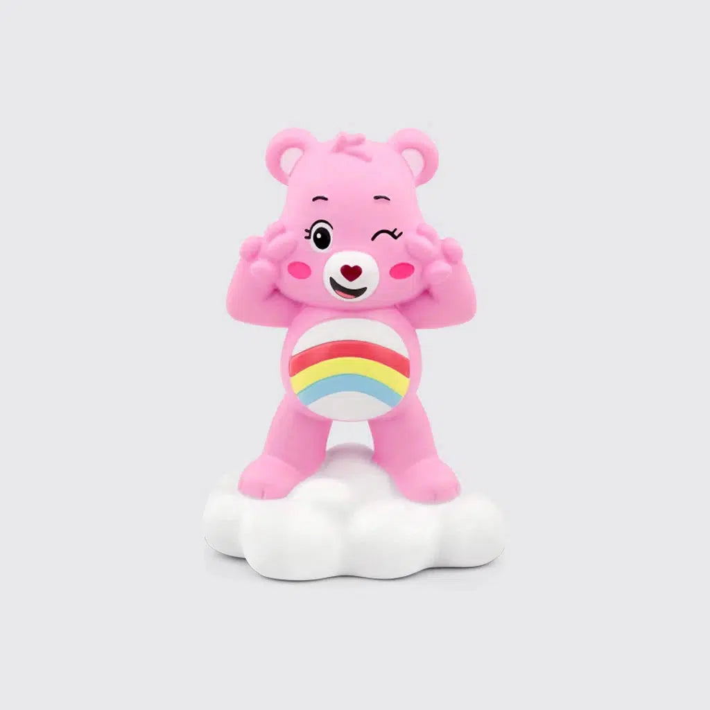 The cheer bear figure on a white background without the toniebox