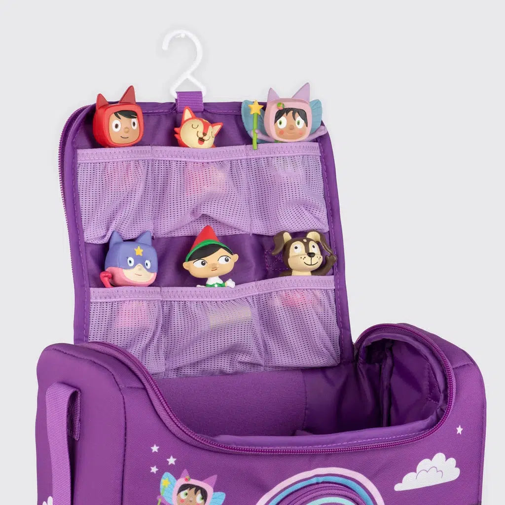 Tonies Listen & Play Bag - Secure Protection for your Toniebox, Headphones,  Charging Station, and 6 Characters - Enchanted Forest