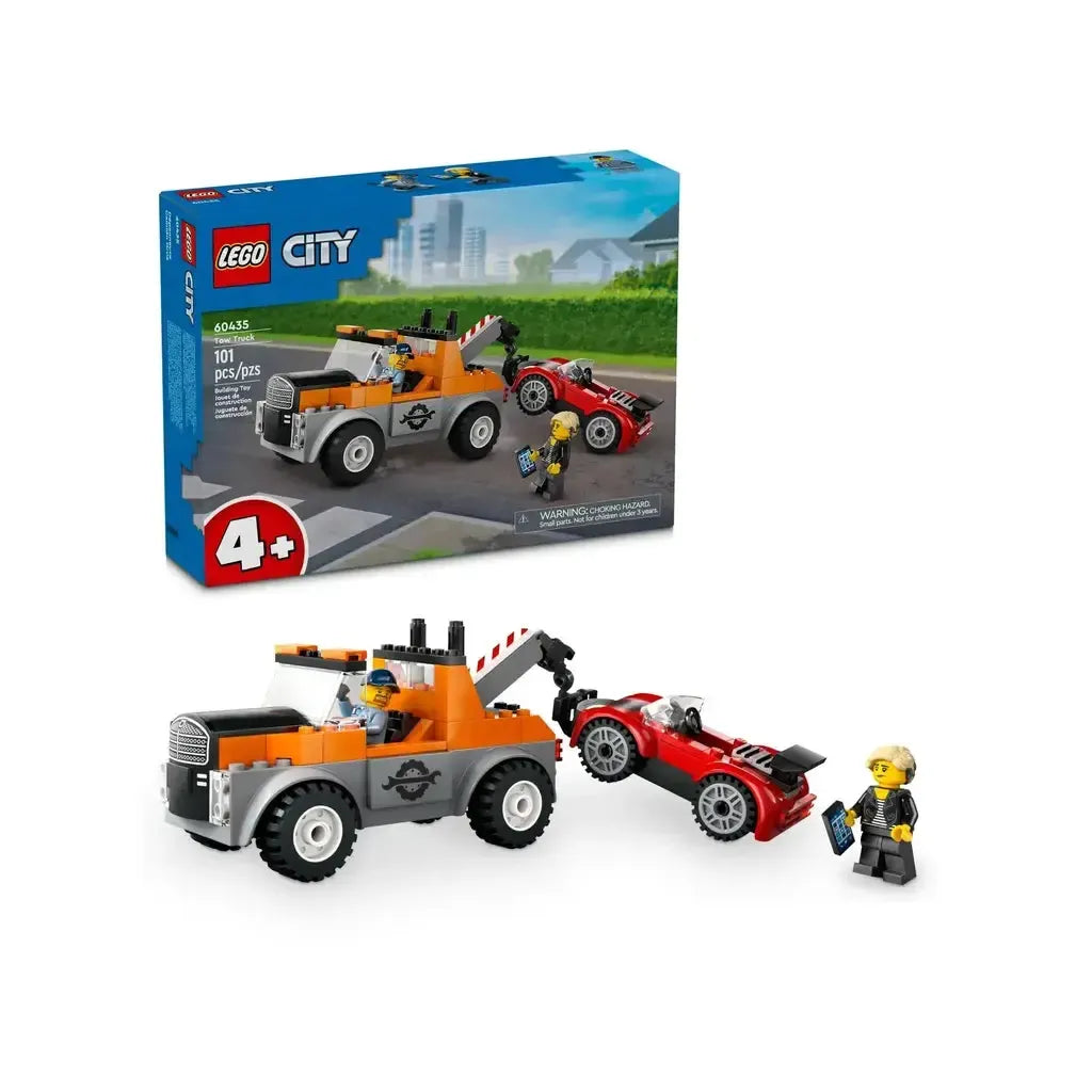 Tow Truck and Sports Car Repair-LEGO-The Red Balloon Toy Store