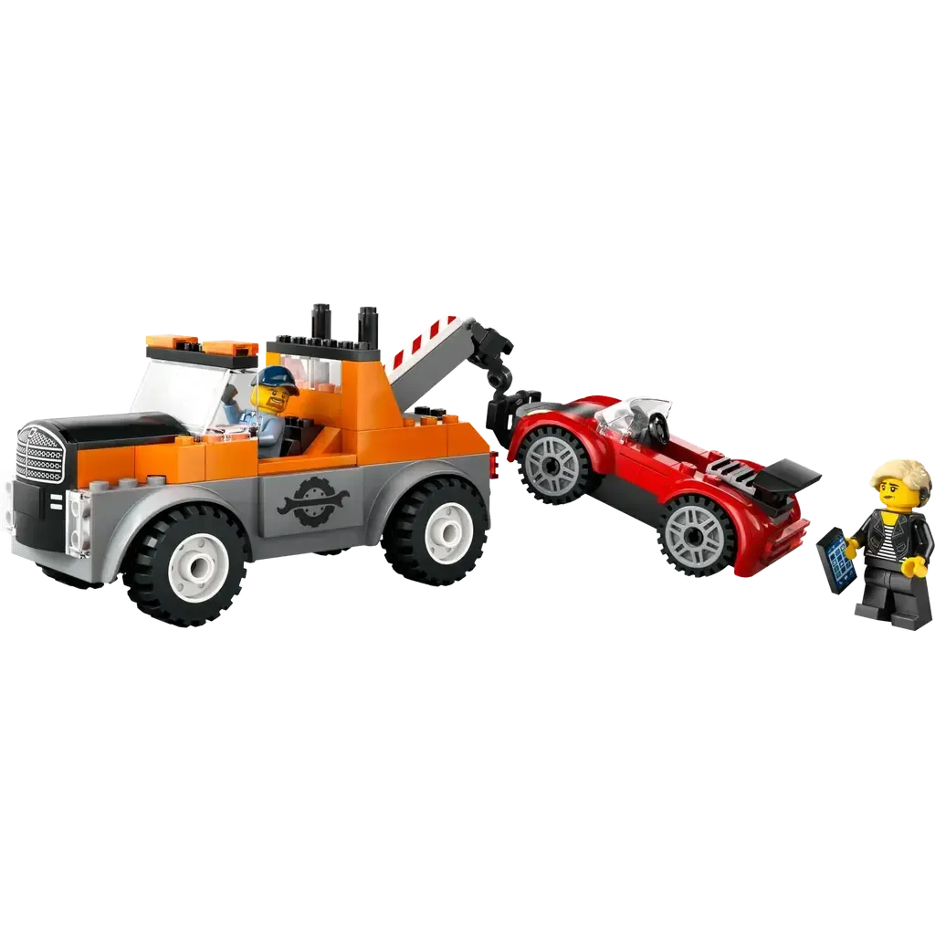 Tow Truck and Sports Car Repair-LEGO-The Red Balloon Toy Store