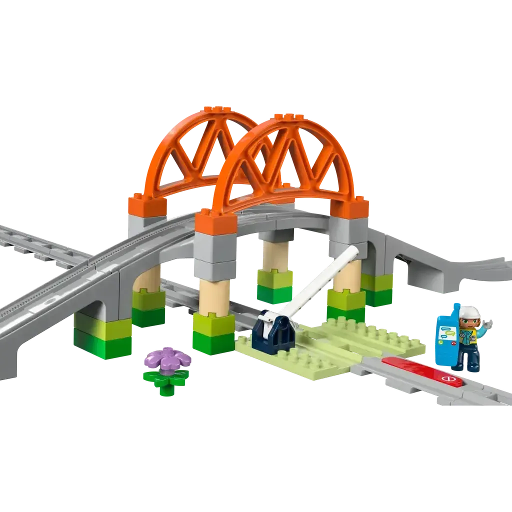 Train Bridge and Tracks Expansion Set-LEGO-The Red Balloon Toy Store