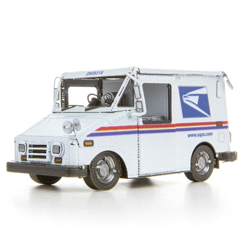 Image of the USPS LLV Mail Truck model. It is painted to look like the real trucks including the USPS logo on the side of the truck.