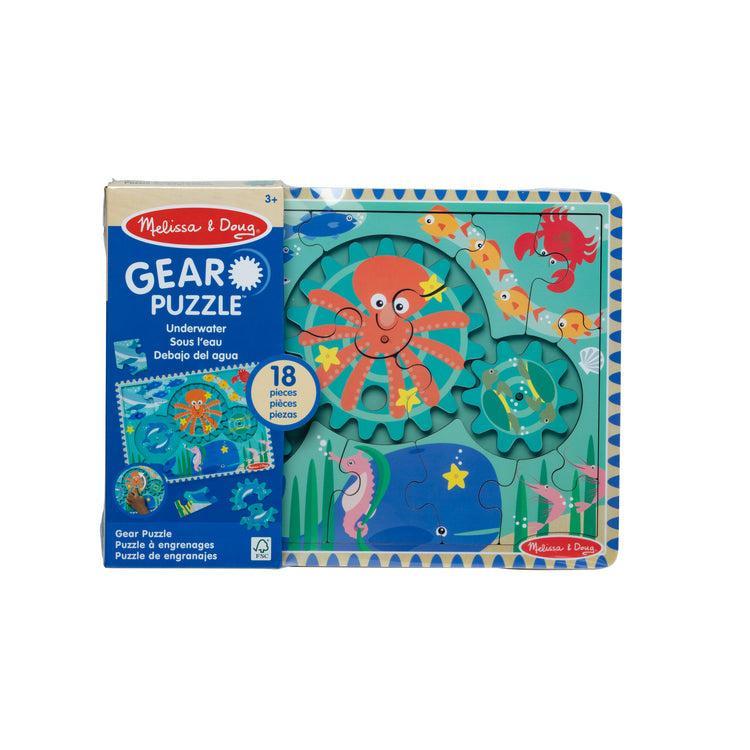 Underwater Wooden Gear Puzzle-Melissa & Doug-The Red Balloon Toy Store