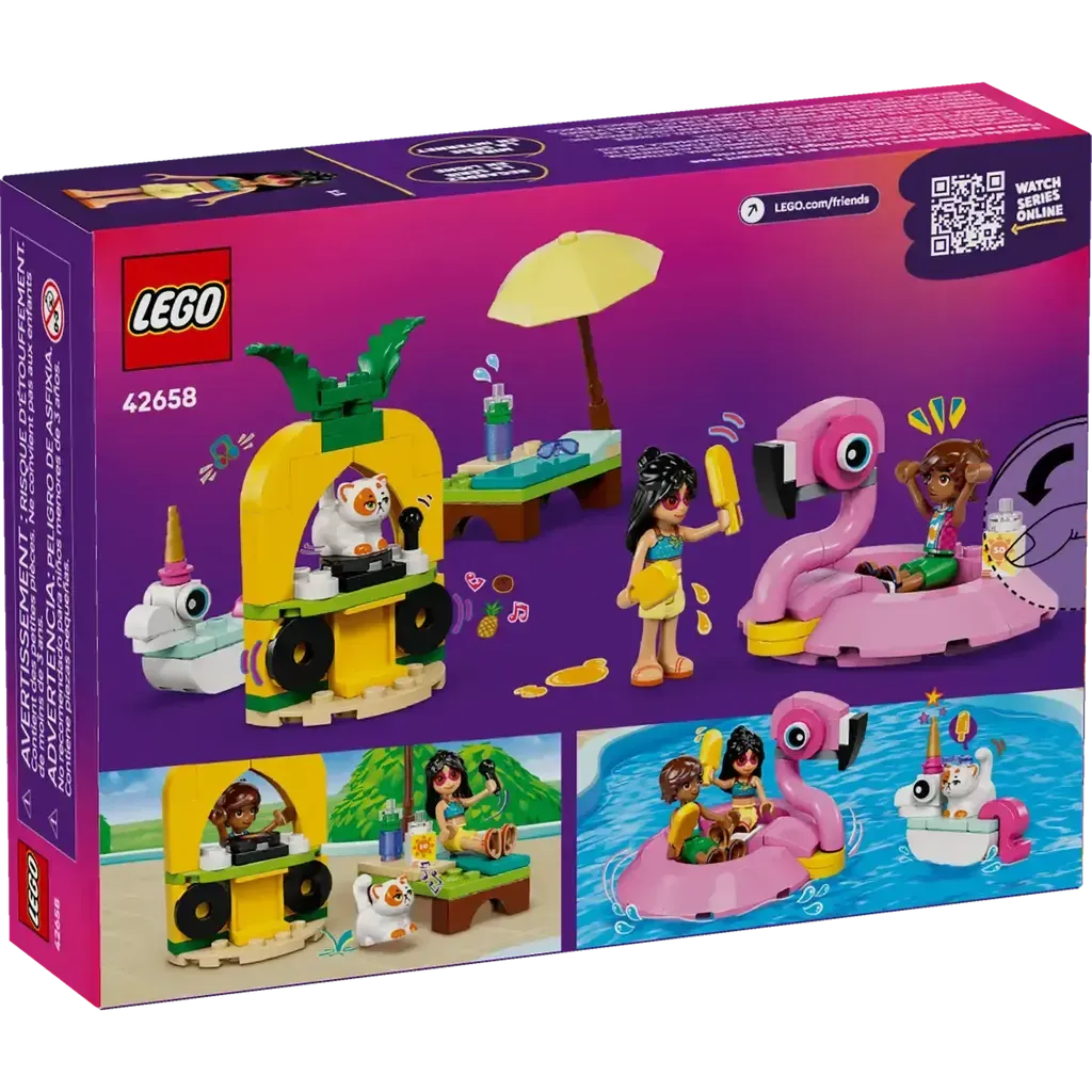 Unicorn & Flamingo Pool Party-LEGO-The Red Balloon Toy Store