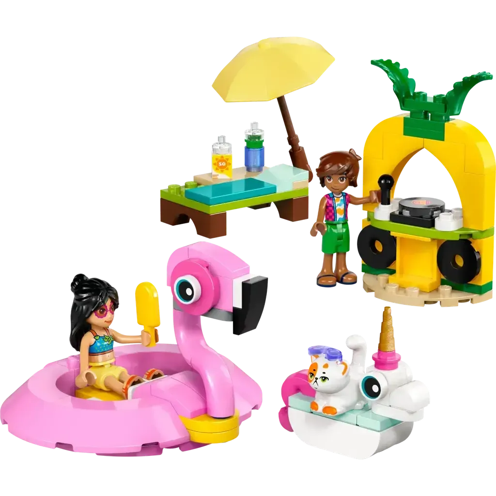Unicorn & Flamingo Pool Party-LEGO-The Red Balloon Toy Store