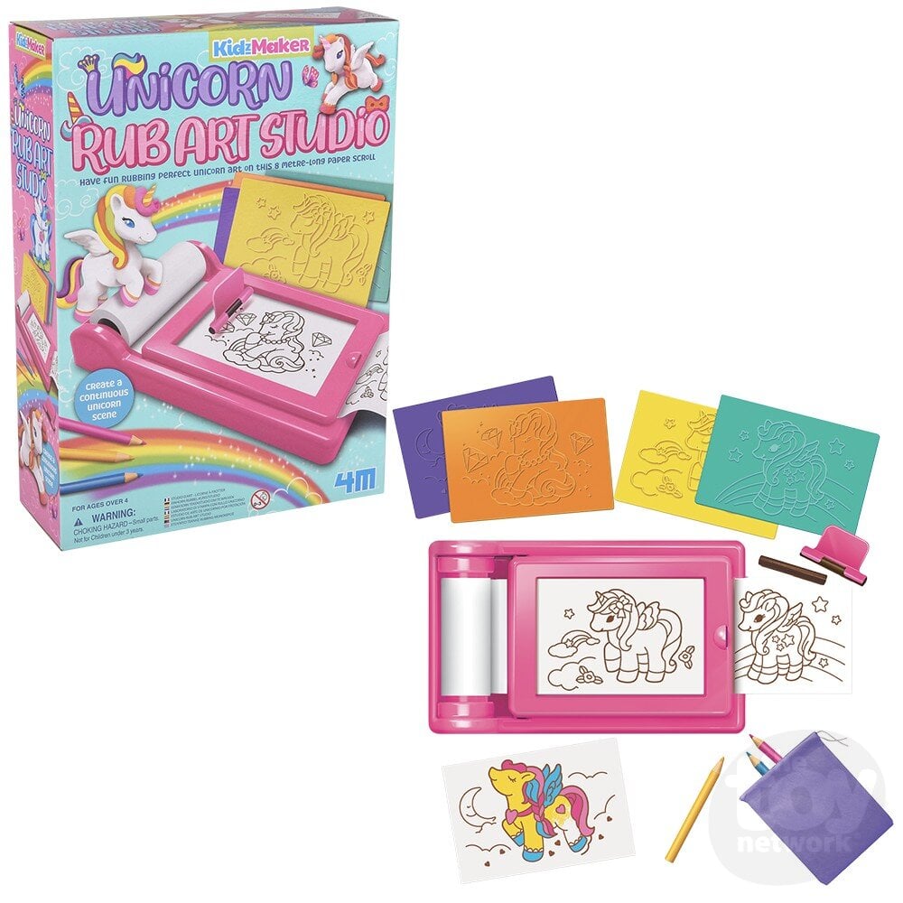 Unicorn Rub Art Studio-The Toy Network-The Red Balloon Toy Store