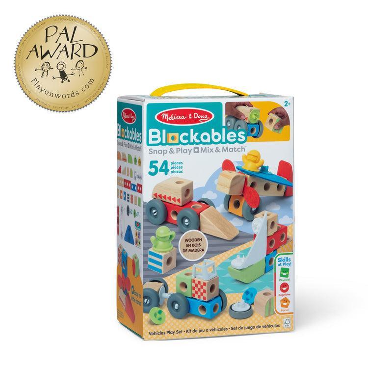 Vehicles Play Set Blockables-Melissa & Doug-The Red Balloon Toy Store