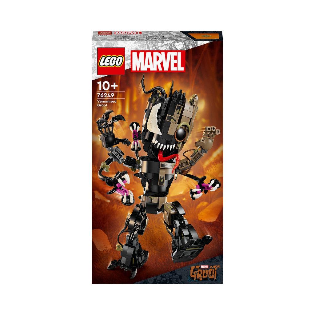 LEGO Marvel venomised Groot features Groot fused with Venom in LEGO form