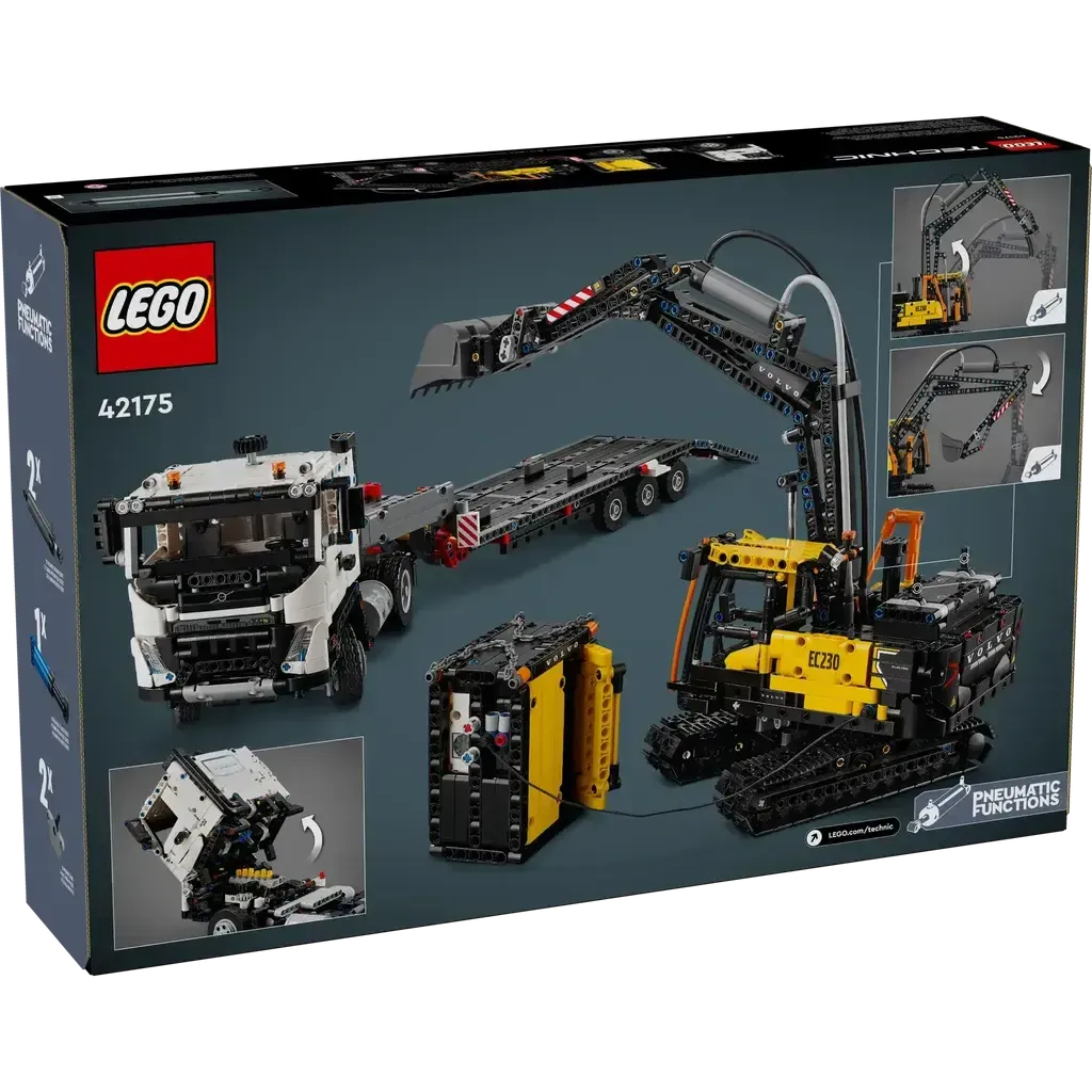 Volvo FMX Truck & EC230 Electric Excavator-LEGO-The Red Balloon Toy Store