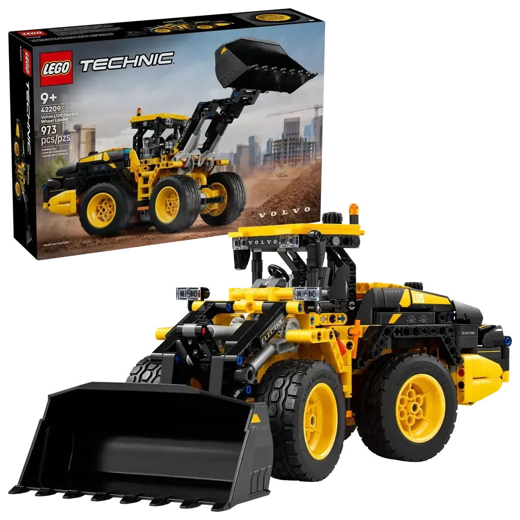 Volvo L120 Electric Wheel Loader-LEGO-The Red Balloon Toy Store