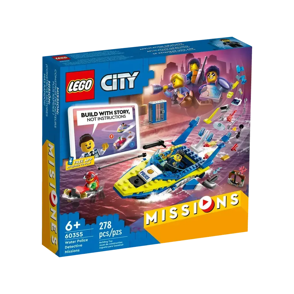 Water Police Detective Missions-LEGO-The Red Balloon Toy Store