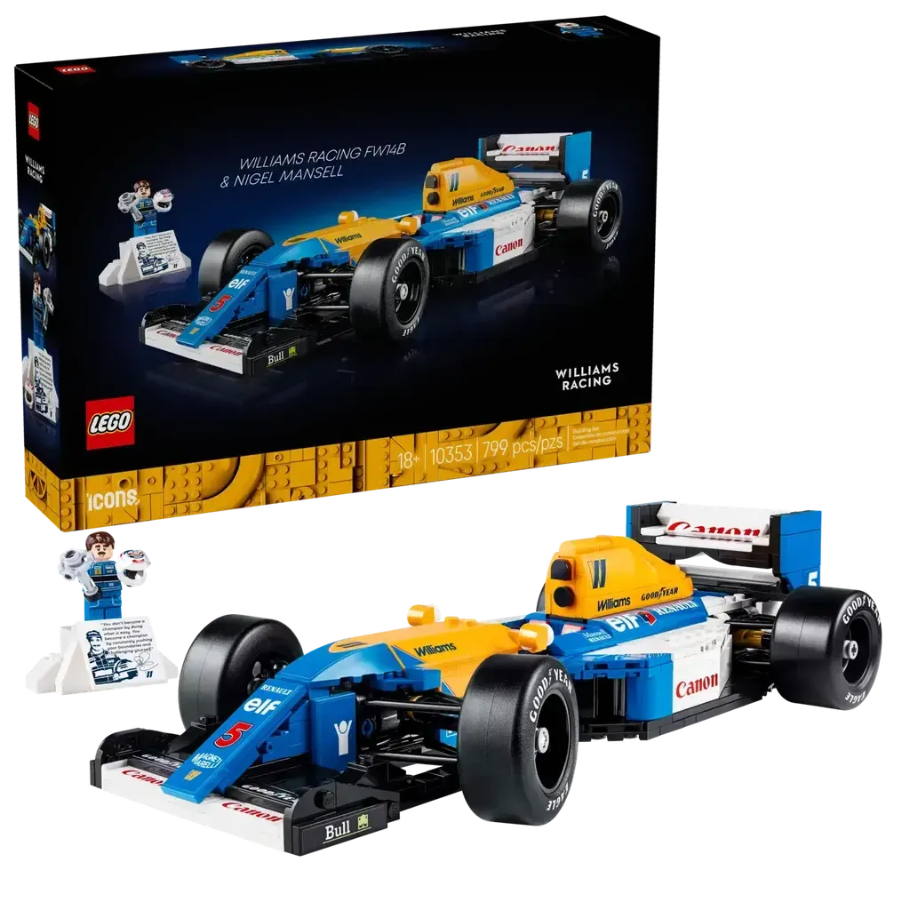 Williams Racing FW14B & Nigel Mansell-LEGO-The Red Balloon Toy Store