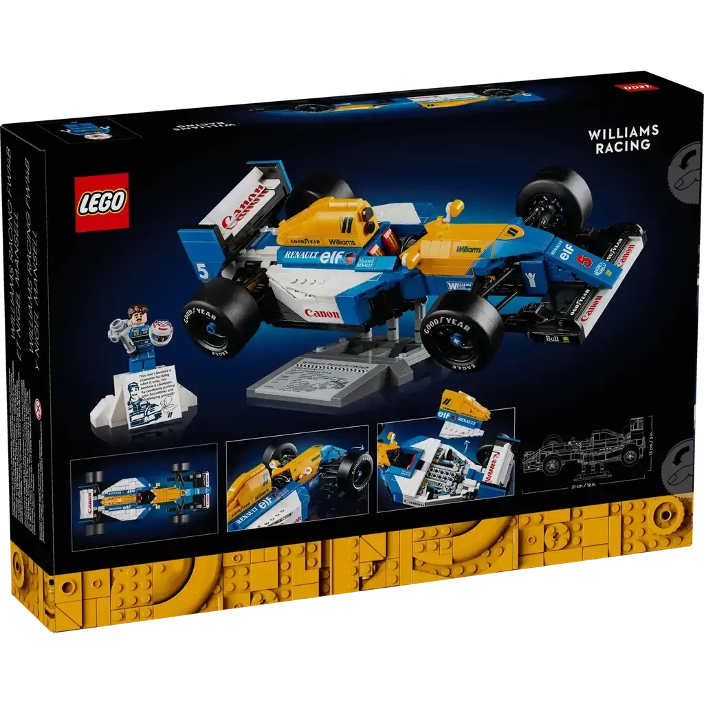 Williams Racing FW14B & Nigel Mansell-LEGO-The Red Balloon Toy Store