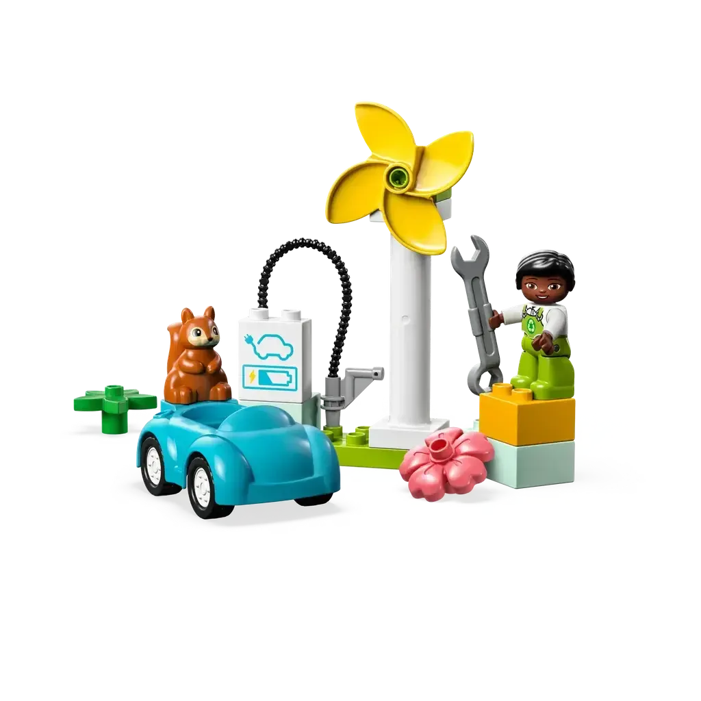 Wind Turbine and Electric Car-LEGO-The Red Balloon Toy Store