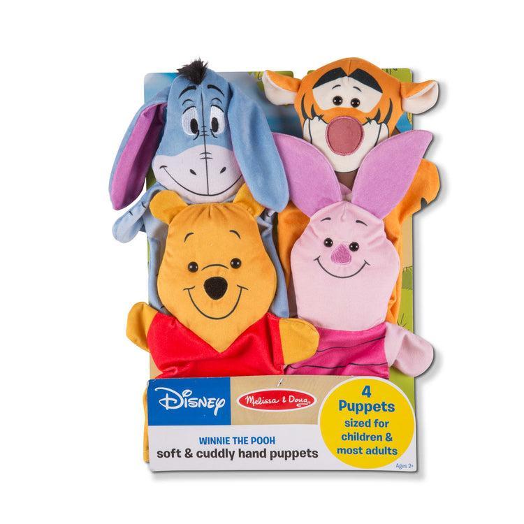 Winnie the Pooh Soft & Cuddly Hand Puppets-Melissa & Doug-The Red Balloon Toy Store