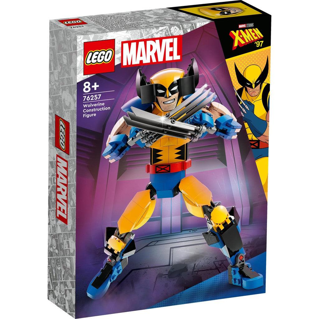 LWGO marvel brings a woverine construction figure from the X-Men in his classic blue and yellow suit
