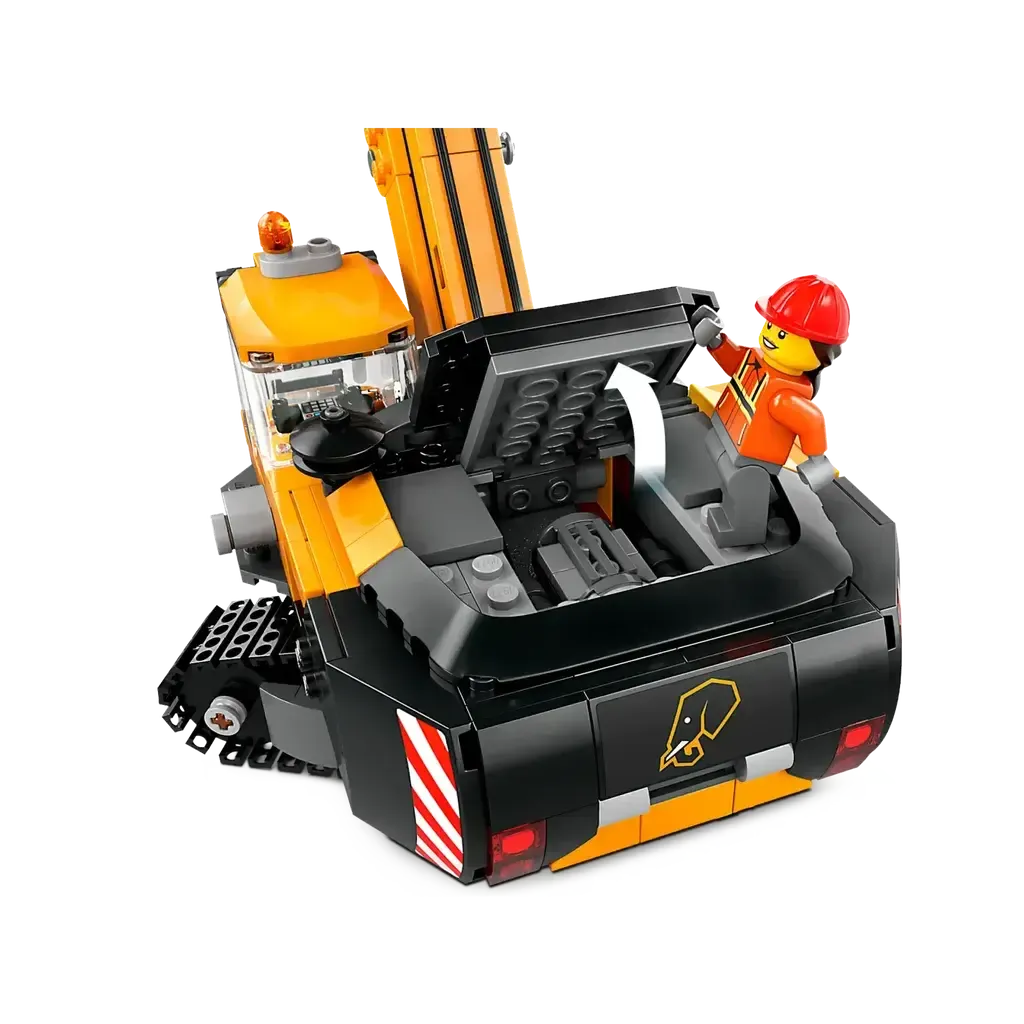 Yellow Construction Excavator-LEGO-The Red Balloon Toy Store
