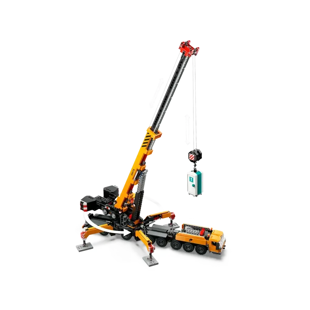 Yellow Mobile Construction Crane-LEGO-The Red Balloon Toy Store