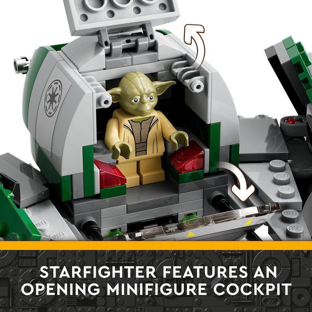 starfightet features an opening minifigure cockpit