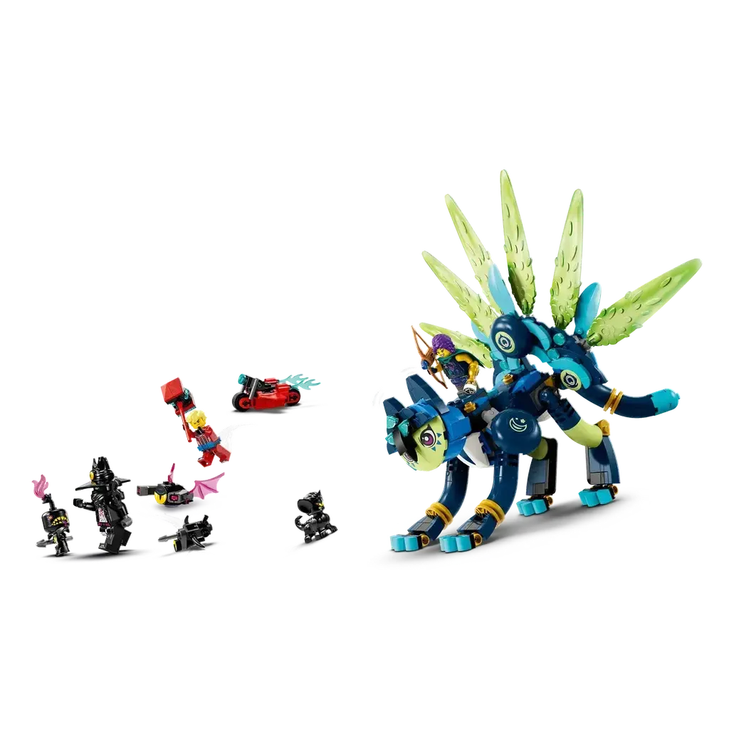 Zoey and Zian the Cat-Owl-LEGO-The Red Balloon Toy Store