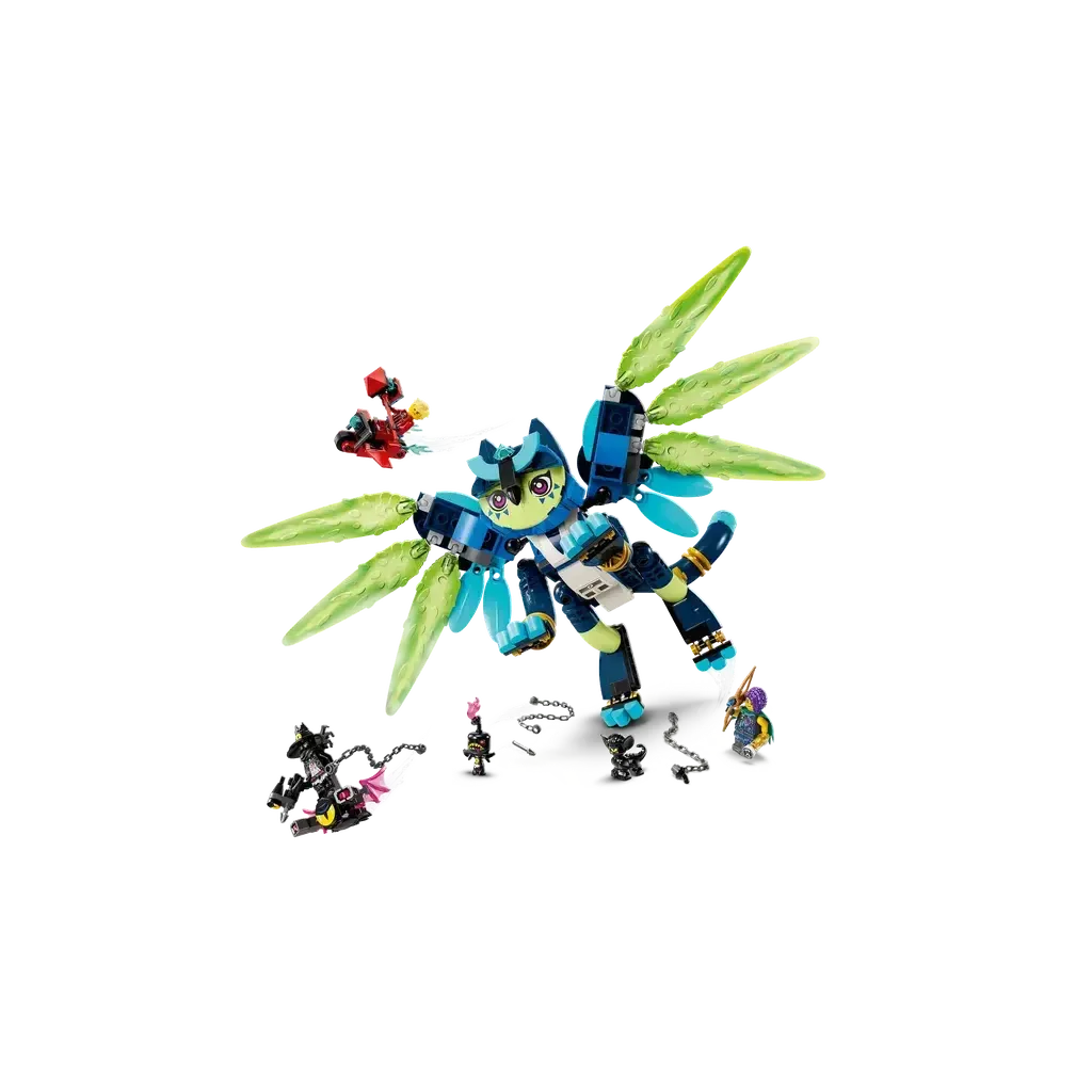 Zoey and Zian the Cat-Owl-LEGO-The Red Balloon Toy Store