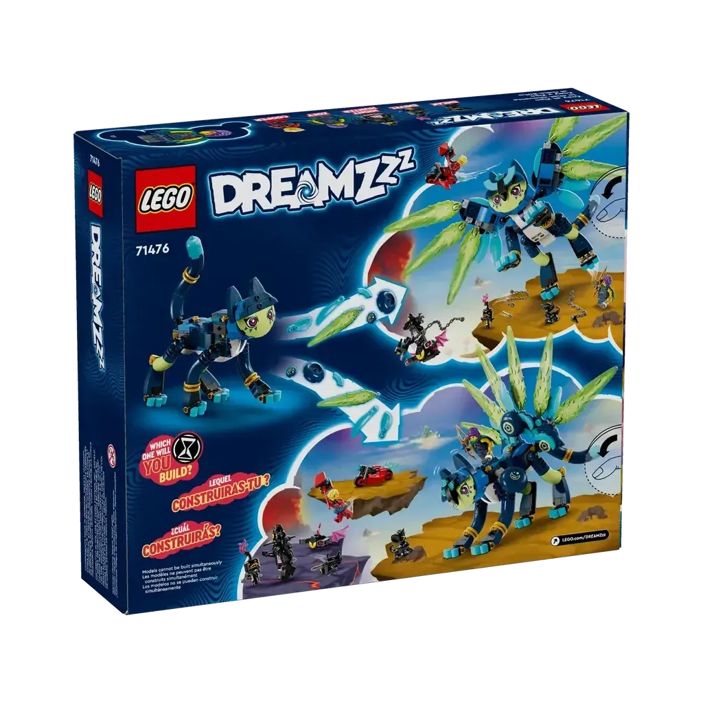 Zoey and Zian the Cat-Owl-LEGO-The Red Balloon Toy Store