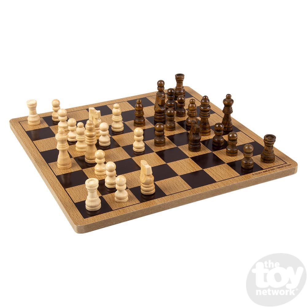 10" Wooden Chess Set-The Toy Network-The Red Balloon Toy Store