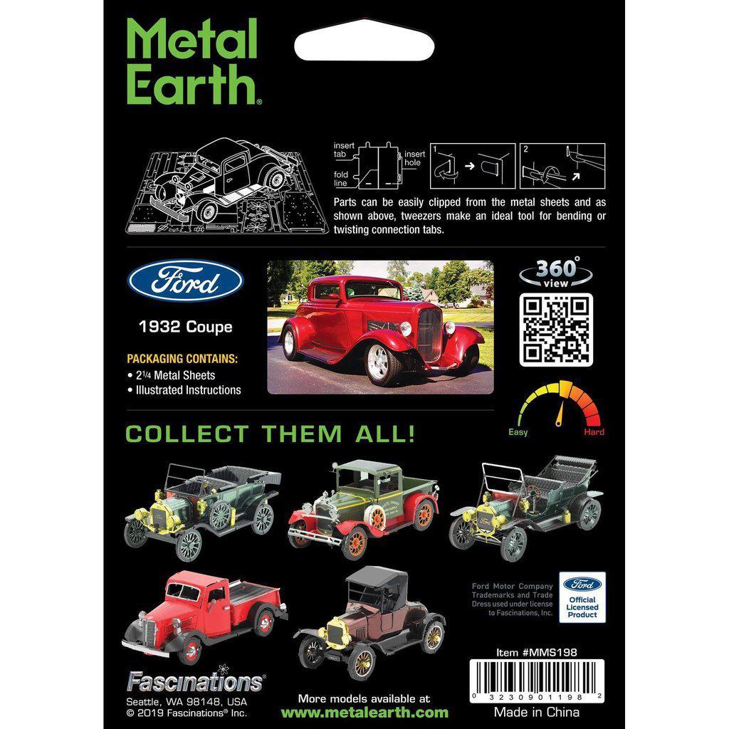 1932 Ford Coupe-Metal Earth-The Red Balloon Toy Store