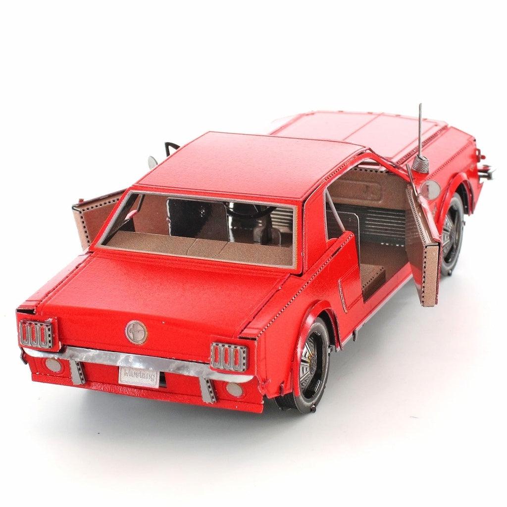 1965 Ford Mustang (Red)-Metal Earth-The Red Balloon Toy Store