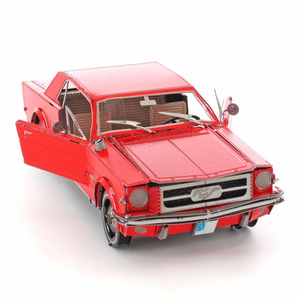 1965 Ford Mustang (Red)-Metal Earth-The Red Balloon Toy Store
