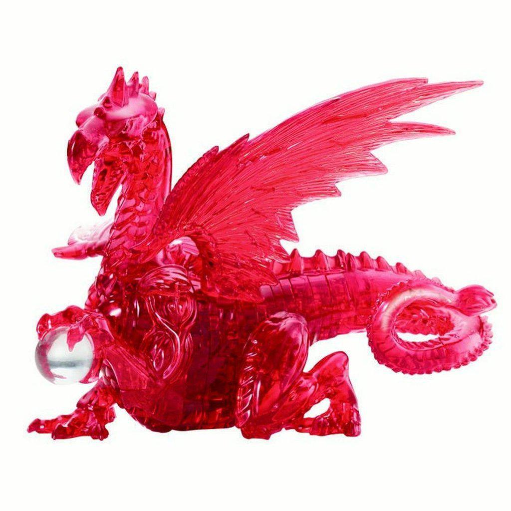 3D Crystal Puzzle - Red Dragon-University Games-The Red Balloon Toy Store
