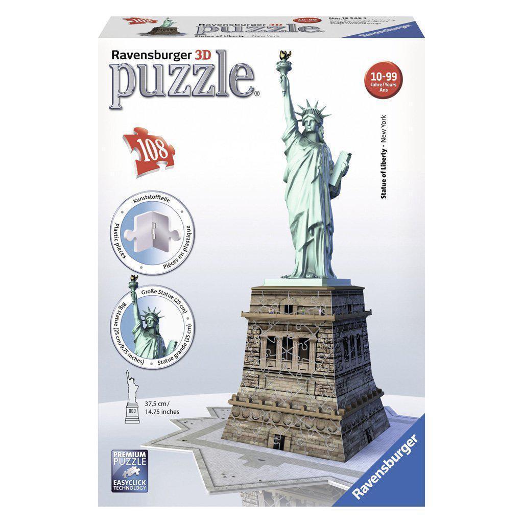 3D Puzzle - Statue of Liberty-Ravensburger-The Red Balloon Toy Store