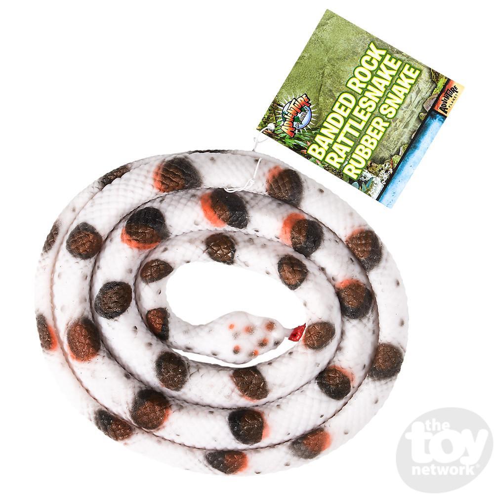 48' Rubber Banded Rock Rattlesnake-The Toy Network-The Red Balloon Toy Store