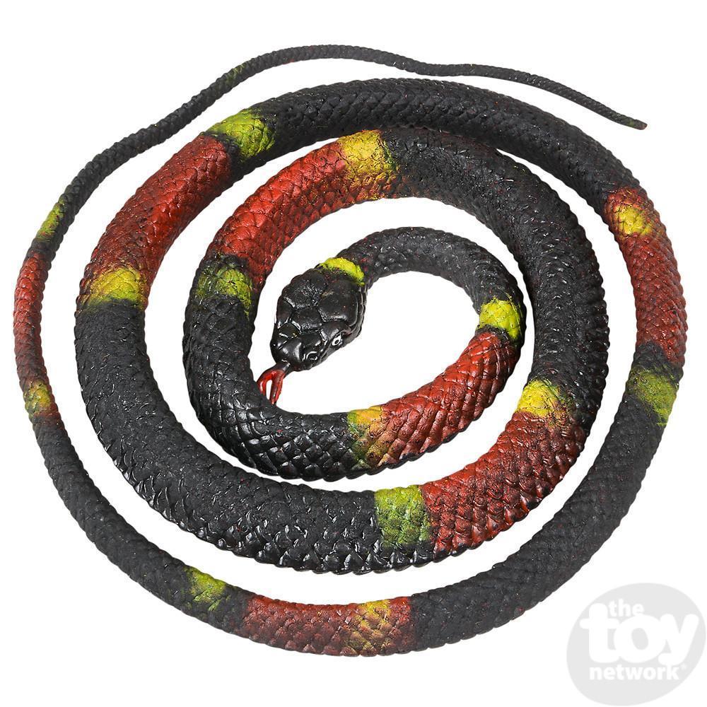 48' Rubber Eastern Coral Snake-The Toy Network-The Red Balloon Toy Store