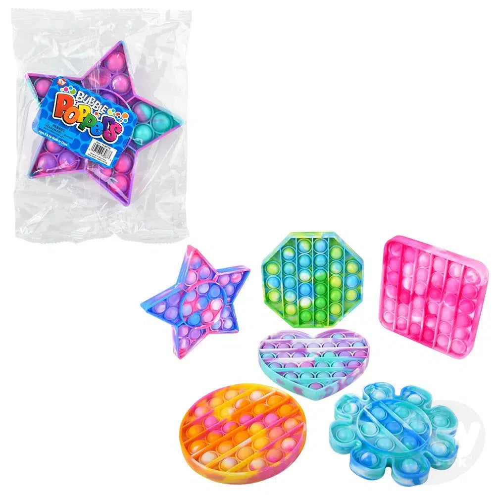 5" Marbleized Bubble Poppers Assorted-The Toy Network-The Red Balloon Toy Store