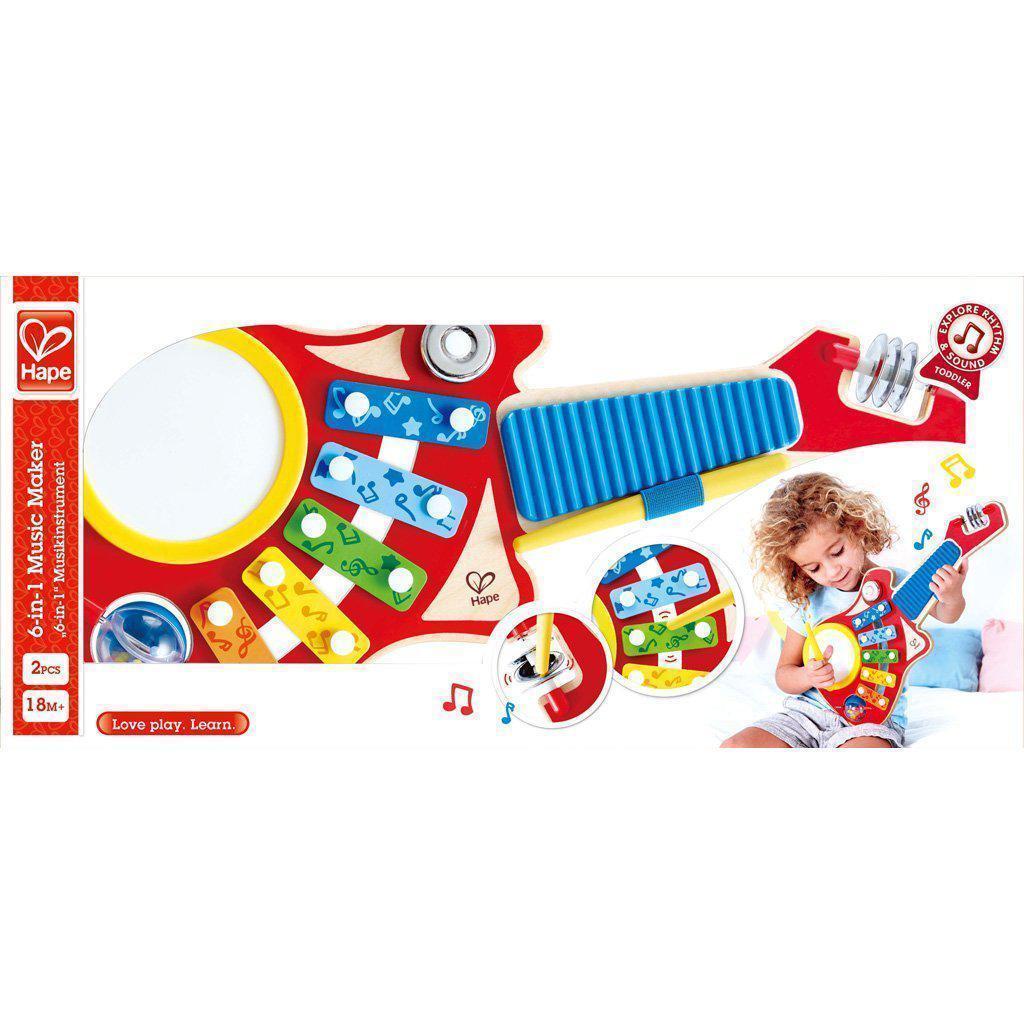 6-in-1 Music Maker-Hape-The Red Balloon Toy Store