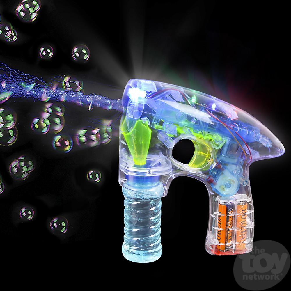 7" Transparent Light-Up Bubble Blaster-The Toy Network-The Red Balloon Toy Store