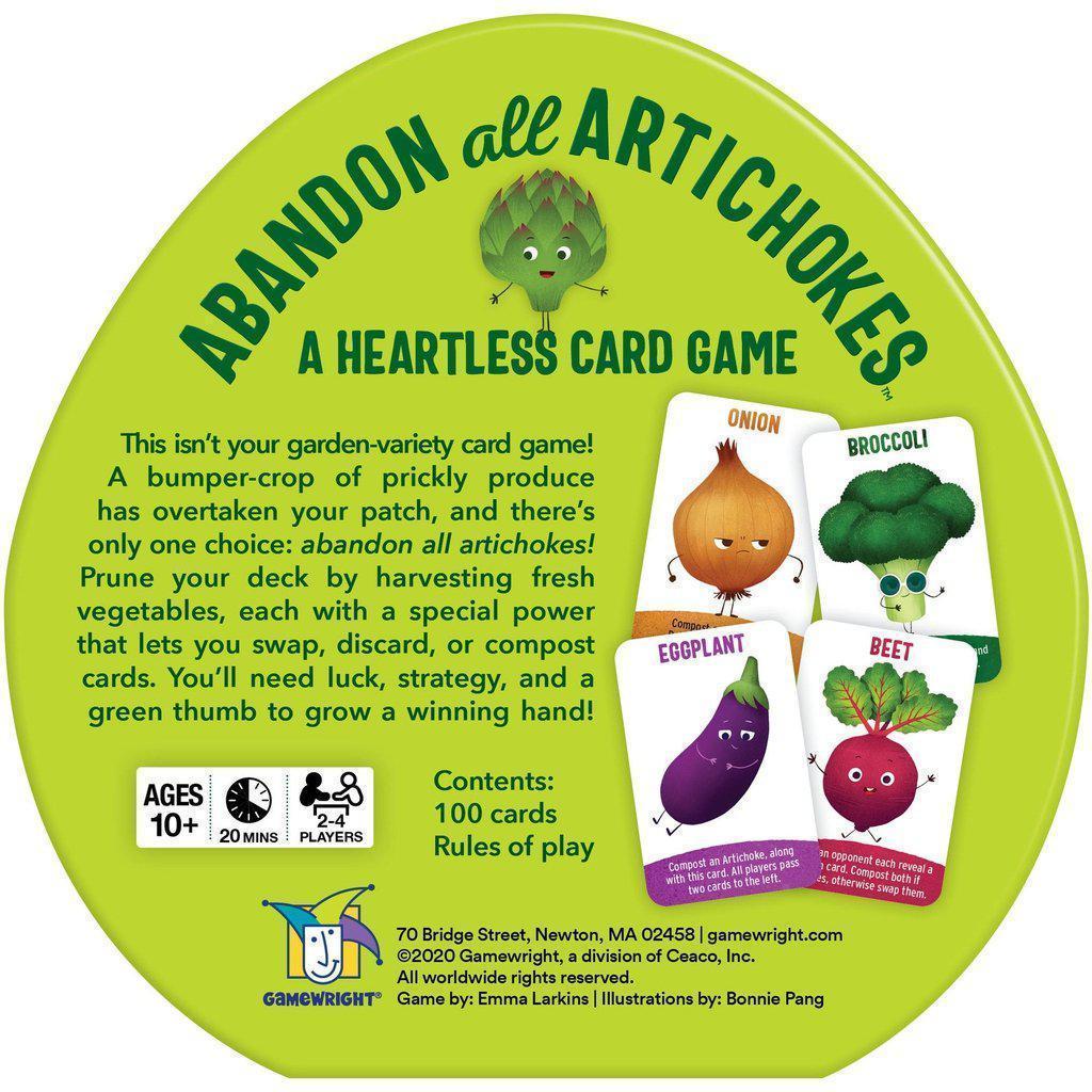 Abandon All Artichokes Card Game-Gamewright-The Red Balloon Toy Store