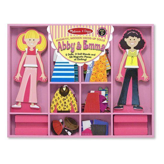 Abby & Emma Magnetic Dress-Up-Melissa & Doug-The Red Balloon Toy Store