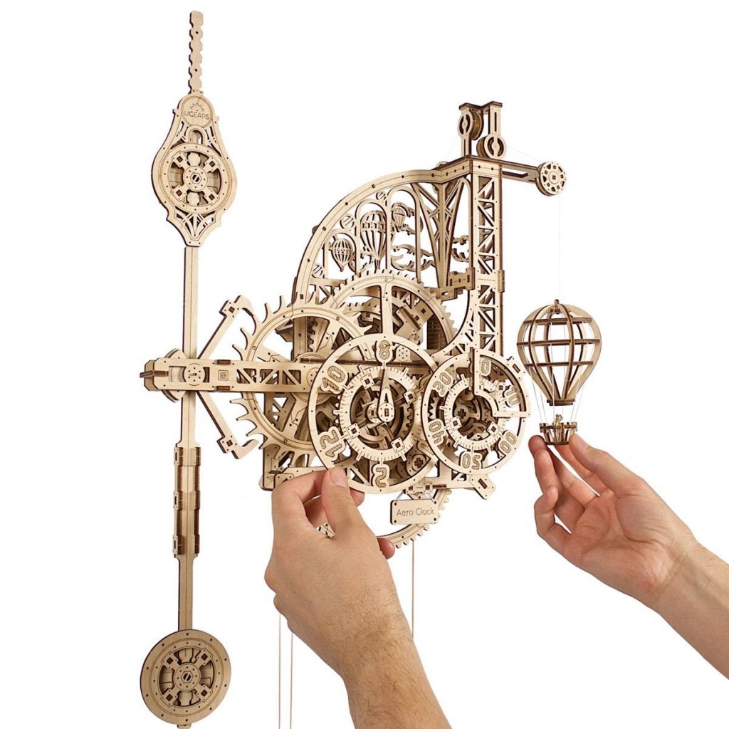 Aero Clock - UGears-UGears-The Red Balloon Toy Store