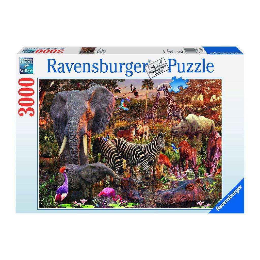 African Animal World 3000pc-Ravensburger-The Red Balloon Toy Store