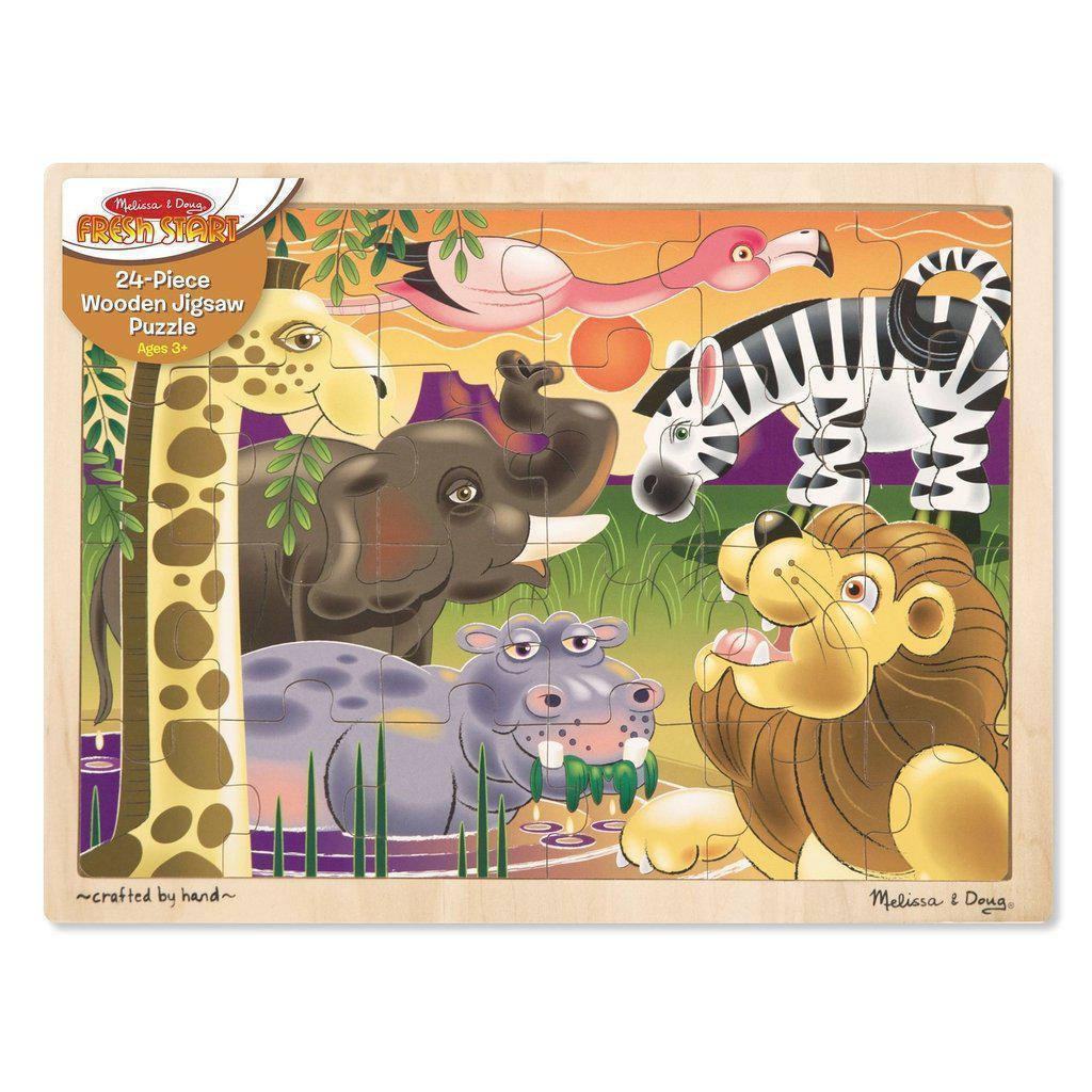 African Plains Jigsaw 24pc-Melissa & Doug-The Red Balloon Toy Store