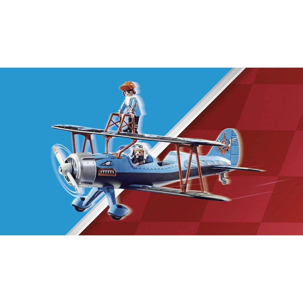 Air Stunt Show - Phoenix Biplane-Playmobil-The Red Balloon Toy Store