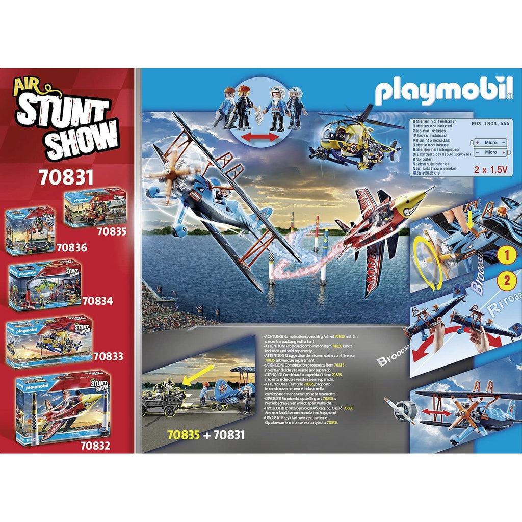 Air Stunt Show - Phoenix Biplane-Playmobil-The Red Balloon Toy Store