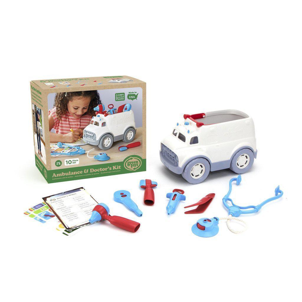 Ambulance & Doctor's Kit-Green Toys-The Red Balloon Toy Store