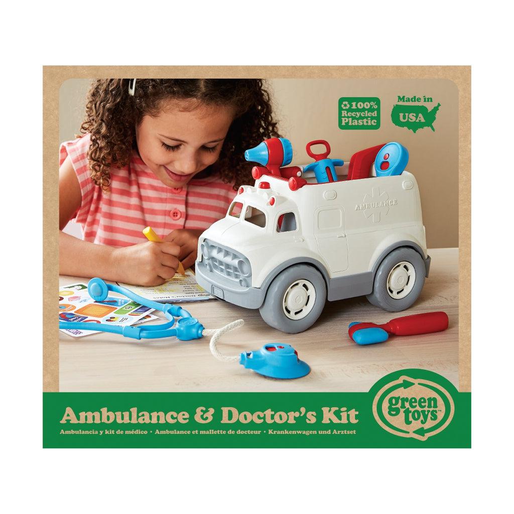 Ambulance & Doctor's Kit-Green Toys-The Red Balloon Toy Store
