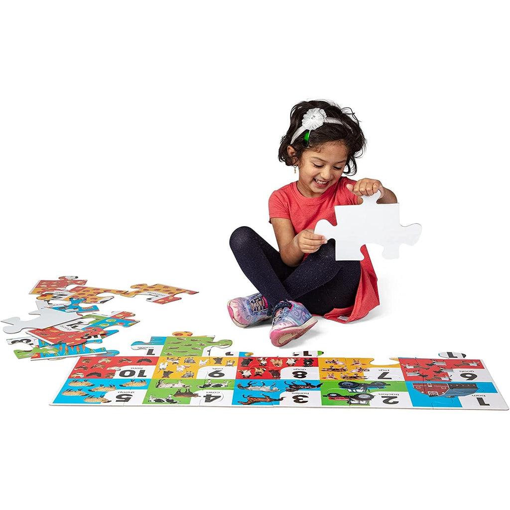 Animal Alphabet Floor Puzzle 24pc-Melissa & Doug-The Red Balloon Toy Store
