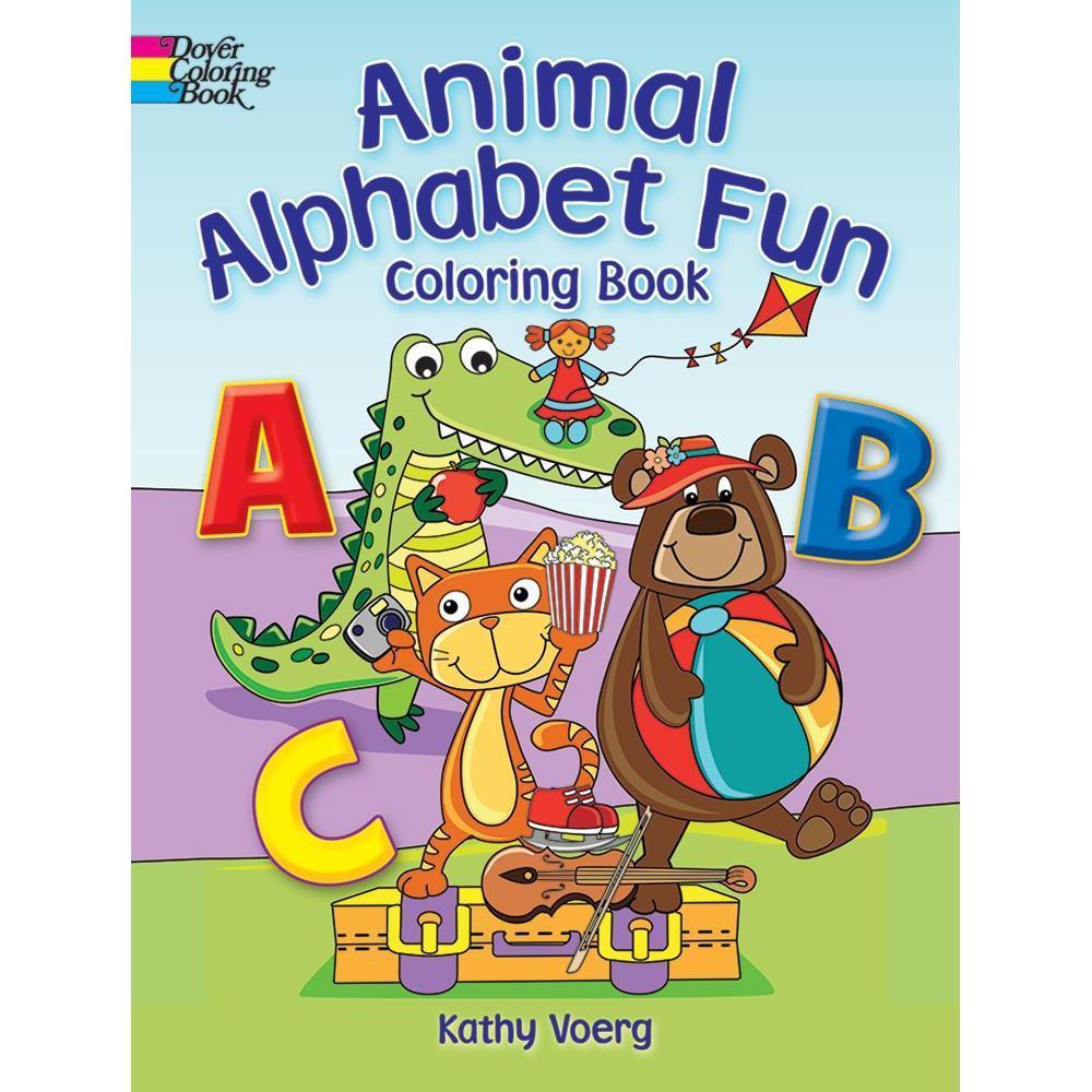 Animal Alphabet Fun Coloring Book-Dover Publications-The Red Balloon Toy Store