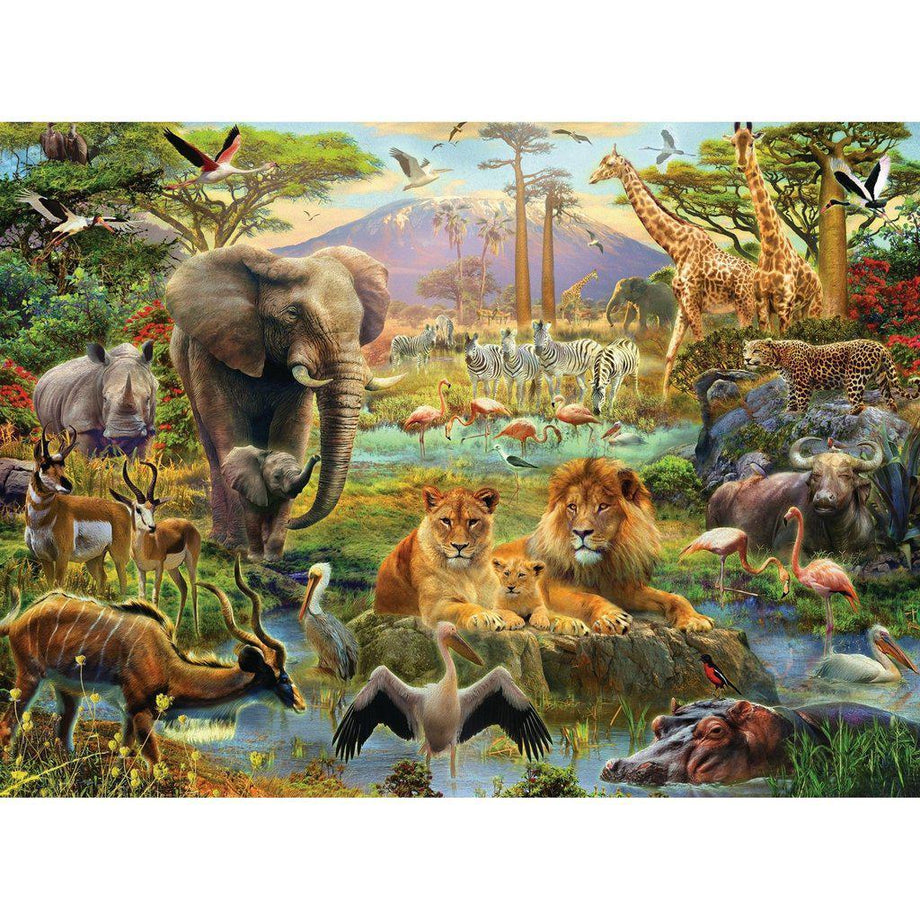 Puzzle Pièces XXL - Bébés animaux Ravensburger-13353 200 pièces Puzzles -  Animaux sauvages