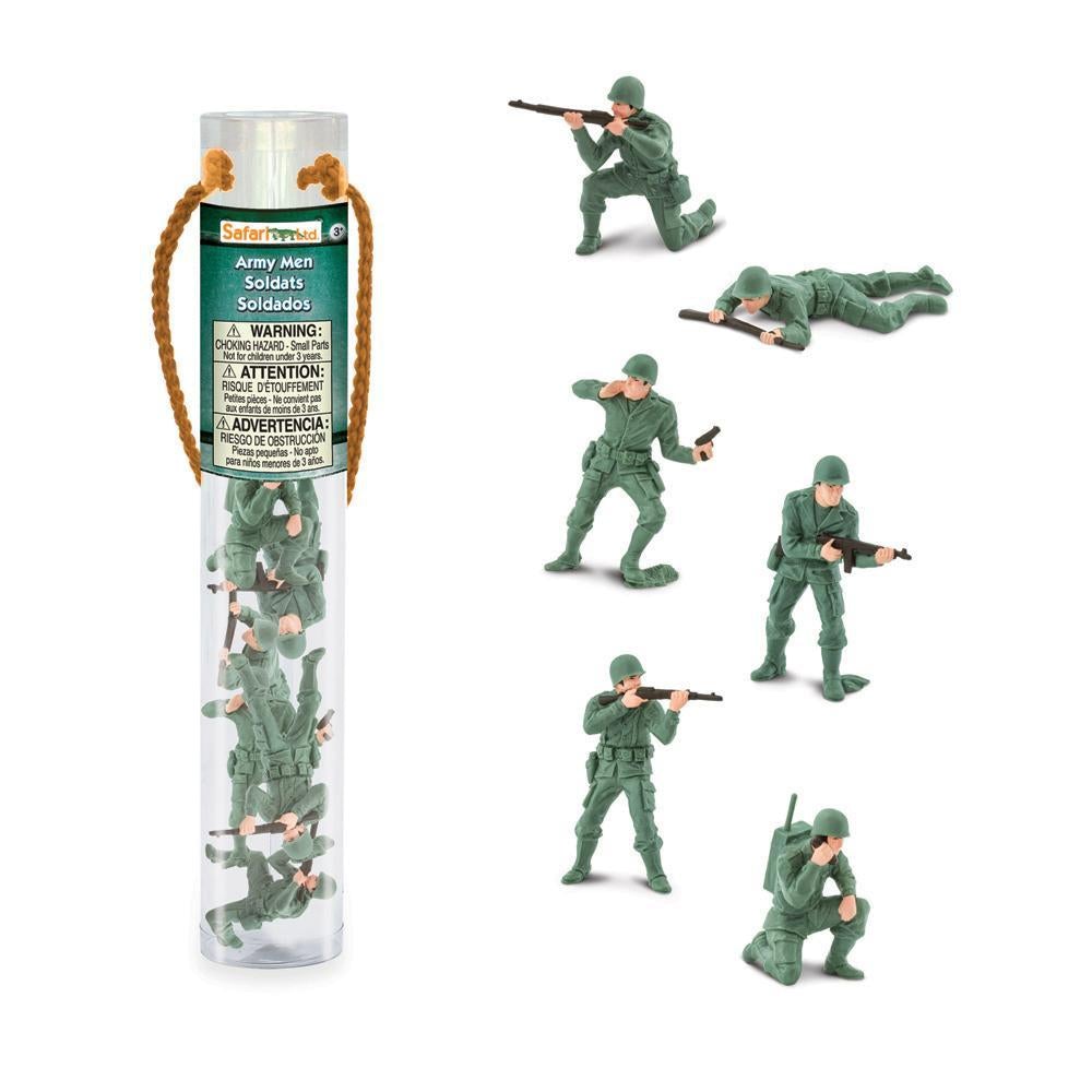Army Men - Designer Toobs-Safari Ltd-The Red Balloon Toy Store